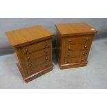 A PAIR OF ART DECO DESIGN CHESTS,