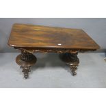 A VERY FINE REGENCY ROSEWOOD CENTRE TABLE,
