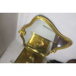 A GILT FRAME MIRROR,