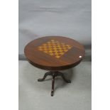 A GEORGIAN DESIGN MAHOGANY POD TABLE,