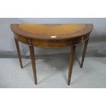 A PAIR OF SHERATON DESIGN SIDE TABLES,