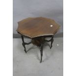 A 19th CENTURY MAHOGANY OCCASIONAL TABLE,