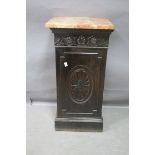 A 19th CENTURY ADAM DESIGN MAHOGANY PEDESTAL,