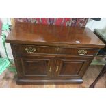 A MAHOGANY BUFFET,