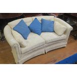 A TWO SEATER SETTEE,