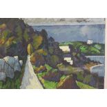 PETER COLLIS Killiney Coloured print Signed and inscribed in the margin 40cm (h) x 53cm (w)