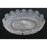 A WATERFORD CUT GLASS BOWL,