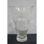 A JOHN ROCHA WATERFORD GLASS VASE,