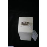 AN 18 CT WHITE GOLD FIVE STONE DRESS RING, 1.66ct approx.