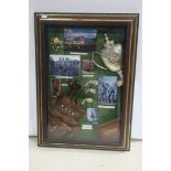 A COLLECTION OF SIMULATED GOLFING MEMORABILIA,