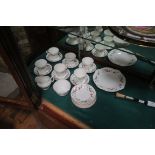 A TWENTY ONE PIECE ROYAL TARA BONE CHINA TEASET,