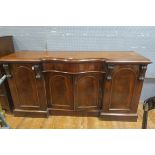 A GOOD 19th CENTURY MAHOGANY SIDEBOARD,