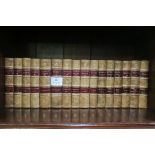 FORTY EIGHT LEATHER BOUND VOLUMES,