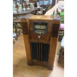 A PHILIPS RETRO VALVE RADIO IN WALNUT CASE (AF) 96cm (h) X 52cm(w) x 31cm(d)