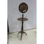 A 19th CENTURY MAHOGANY DRESSING STAND,