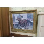 COLOURED PRINT OF MILL REEF,