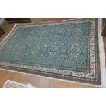 A TURKISH WOOL RUG,