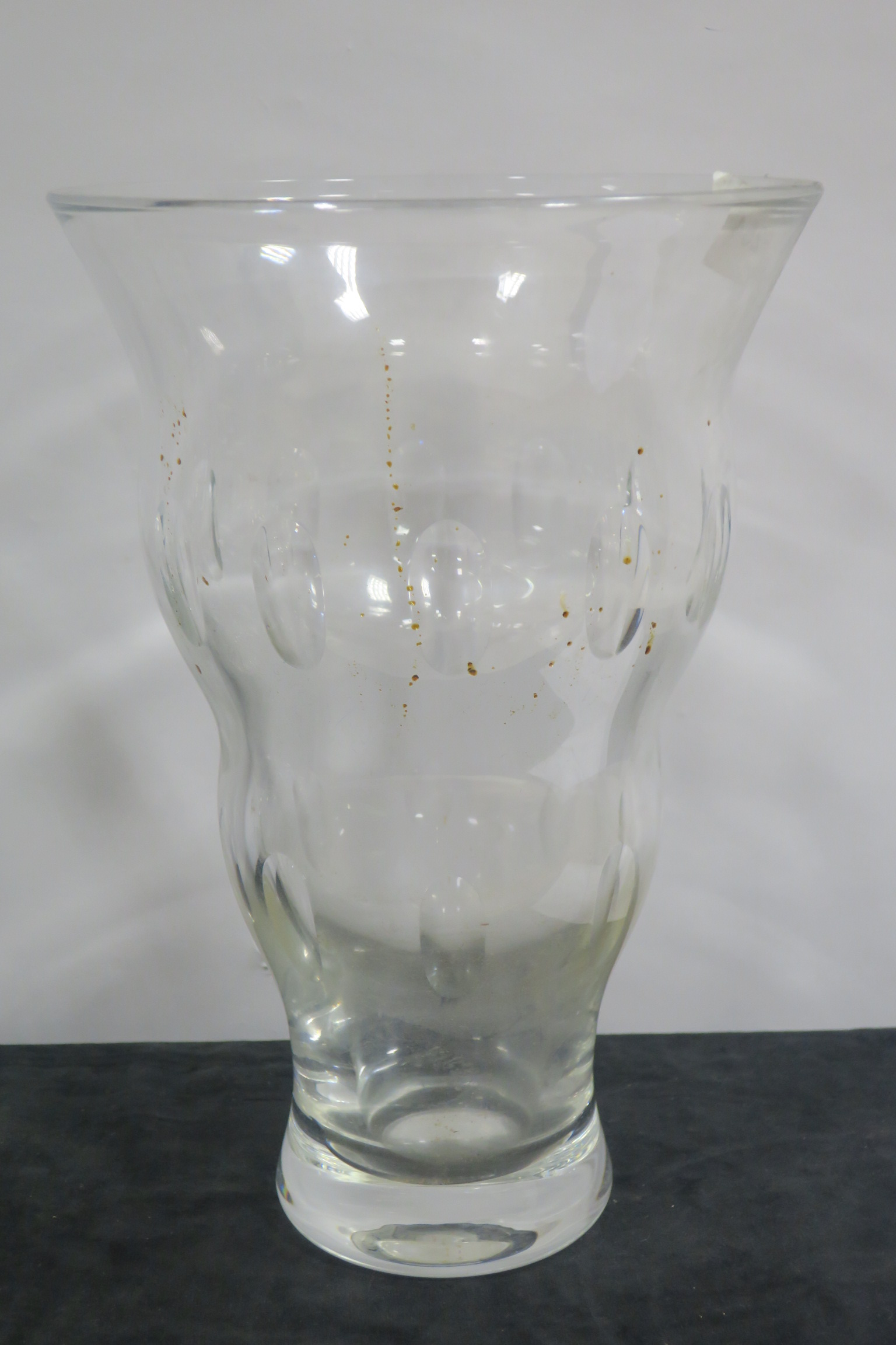 A JOHN ROCHA WATERFORD GLASS VASE,