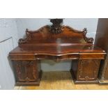 A GOOD 19th CENTURY MAHOGANY SIDEBOARD,