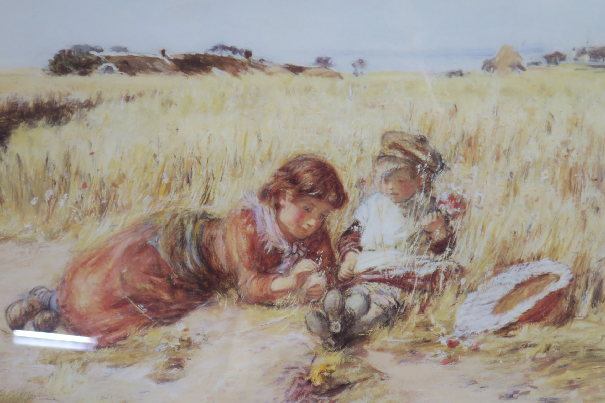 W McTAGGART CORN IN THE EAR A Colour Print Signed Lower Right 40cm (h) x 54cm (w)