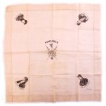 1798-1898 Centenary silk handkerchief.