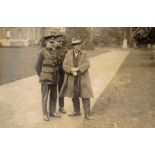 1925 Photograph of Garda Commissioner Eoin O'Duffy with another Garda officer and a man in civilian