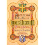 1901 Illuminated valedictory address to Hercules H Dickinson DD, Vicar of St.