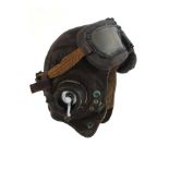 1943 (July 17) Polish Air Force (RAF) Wellington bomber HE304, crew-member's flight helmet.