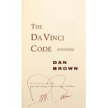 Brown, Dan. The Da Vinci Code. Signed first edition.