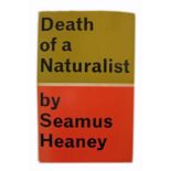 Heaney, Seamus. Death of a Naturalist. signed and inscribed with a two-line poem by Seamus Heaney.