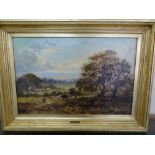 Raymund Dearn (1858 - 1925) British, Ballamanagh, Sulby, Oil on canvas, Signed, 16 x 24 ins.