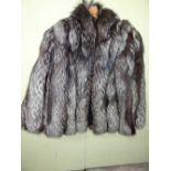 Lady’s Natural Blue fox fur jacket, size 12