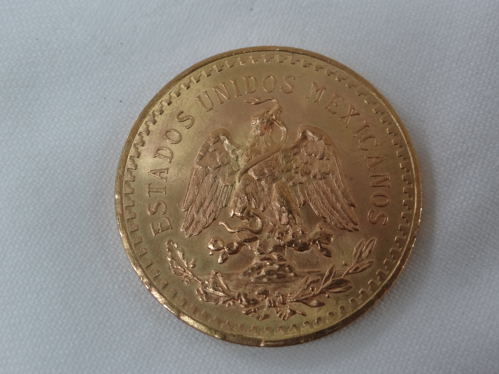 1821 / 1946 Mexican 50 pesos fine gold coin, 41.8g - Image 2 of 2