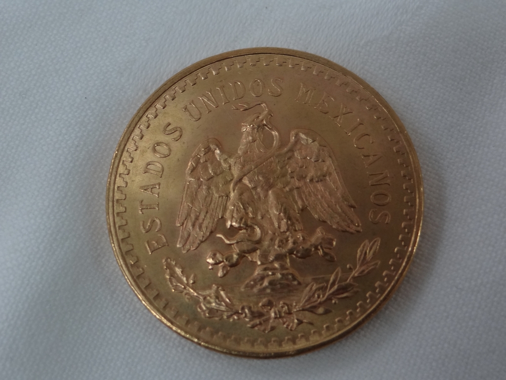 1821 / 1946 Mexican 50 pesos fine gold coin, 41.8g - Image 2 of 2