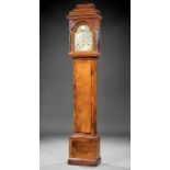 George II Burl Walnut Tall Case Clock , c. 1727, by William Post, London Bridge, eight day