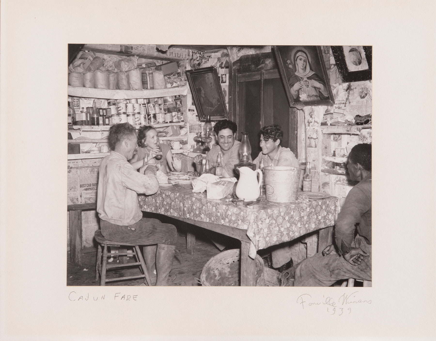 Theodore "Fonville" Winans (American/Louisiana, 1911-1992) , "Cajun Fare", 1939, silver gelatin