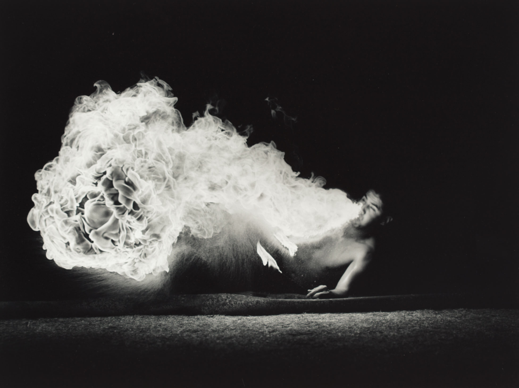 Debbie Fleming Caffery (American/Louisiana, b. 1948) , "Santiago", 1997, ed. 2/10, "Fire Flower", - Image 2 of 3