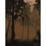 Tanner (American/New Orleans, 20th c.) , "Bayou", 2011, acrylic on canvas, signed lower right,