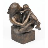 Bill Binnings (American/Louisiana, 20th c.) , "Circle of Life (The Seed Bearer Series)", bronze,