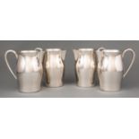 Four American Sterling Silver "Paul Revere" Pitchers , mid-20th c., h. 8 in., total wt. 86.05 troy