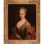 Manner of Nicolas de Largillière (French, 1656-1746) , "Portrait of an Aristocratic Lady", oil on