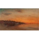 Frank K.M. Rehn (American, 1848-1914) , "Low Tide, Rocky Neck, Massachusetts", oil on canvas, signed