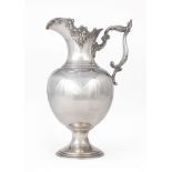 Good American Sterling Silver Ewer , Dominick & Haff, New York, 1894, act. 1872-1928, ret. J.E.