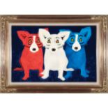 George Rodrigue (American/Louisiana, 1944-2013) , "America", 2005, oil on canvas, signed lower