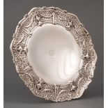 Large Shreve & Co., San Francisco Sterling Silver Cake Stand , early 20th c., in the "Adam" pattern,