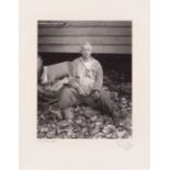 Theodore "Fonville" Winans (American/Louisiana, 1911-1992) , "Oysterman", 1934, silver gelatin print