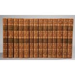 [Leather Bindings] , Johnson's Works, 1810, 14 volumes, gilt tooled