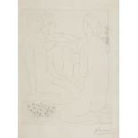 Pablo Picasso (Spanish, 1881-1973) , "Trois Femmes Nues et une Coupe d'Anémones (Bloch 176)", 1933/