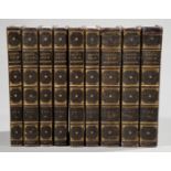 [Leather Bindings] , Scott's Life of Napoleon, 1887, 9 volumes, gilt tooled