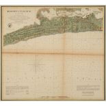 Two Antique Mississippi Coast Maps , "A Chart of the Sea Coast of the State of Mississippi", 1839,